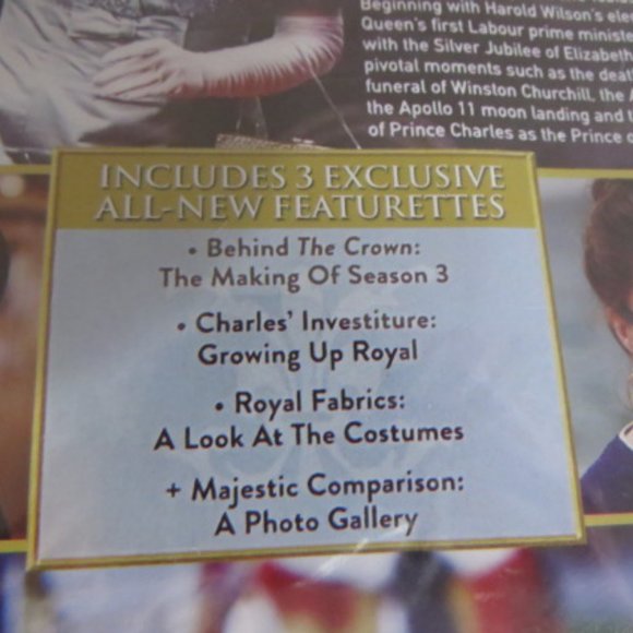 New The Crown Complete Season 3 DVD - Picture 4 of 5